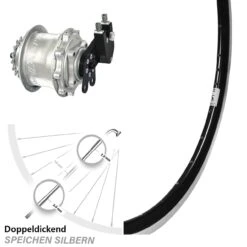 Ryde Dutch 19 Hinterrad 28 Zoll Mit Rohloff Speedhub CC DB Nabe