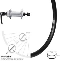 26 Zoll Laufrad Shimano Deore HB-M6000 Ryde Andra 29 Für Centerlock