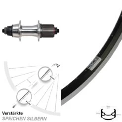 28 Zoll Hinterrad Novatec F362 TSE Ryde Andra 35