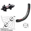 Dt-swiss Hinterrad 28 Zoll TK 540 DT Swiss 370 Disc 6-Loch Sram XD 5/135