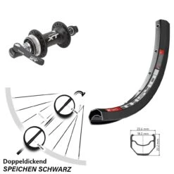 Dt-swiss 28 Zoll Vorderrad Shimano XT DT Swiss TK 540 Centerlock