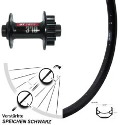 Ryde Andra 40 Disc Vorderrad 27,5 Zoll Für 6-Loch DT Swiss 370 15x100 Mm
