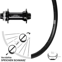 27,5 Zoll Ryde Andra 29 Vorderrad Centerlock 15/100 Mm Shimano HB-M6010