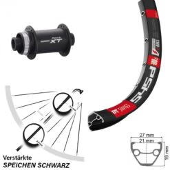 Dt-swiss 29 Zoll Vorderrad DT Swiss 545 Disc Shimano XT HB-M778 Für Steckachse