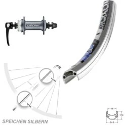 Vorderrad 26 Zoll Shimano HB-M615 Centerlock Exal MX 19