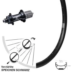 KX-GS 5x135 Centerlock Ryde Andra 29 Hinteres Rad 27,5 Zoll