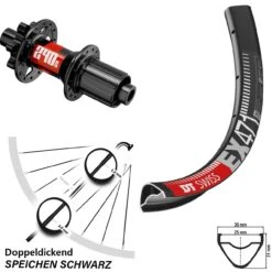 Dt-swiss DT Swiss EX471-240S 6-Loch Hinterrad 29 Zoll