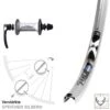 24 Zoll Vorderrad Ryde X-Star 19 Shimano Deore HB-M590