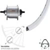 Shimano DH-C3000-3N Rodi Airline1 Vorderrad 28 Zoll Silbern Vollachse Mutterntyp