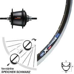 Ryde X-Plorer Hinterrad 28 Zoll Shimano Nexus 7 Gang Freilauf