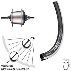 Dt-swiss DT Swiss RR-511 Hinterrad 28 Zoll Shimano 7 Gang Freilauf