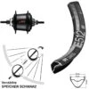 Dt-swiss 29 Zoll Hinterrad DT Swiss E-512 Shimano SGC3001 7-Gang Disc