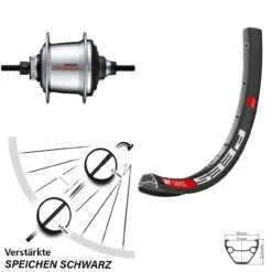 Dt-swiss 29 Zoll Hinterrad DT Swiss E533 Shimano SGC3001 7-Gang Disc