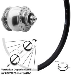 26 Zoll Vorderrad SON 28 Ryde Andra 40 Disc Nabendynamo Centerlock