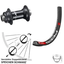 Dt-swiss DT Swiss 533 D Vorderrad 27,5 Zoll Shimano XT HB-M8110 15x100