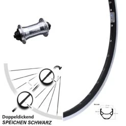 KX-T Silbern Ryde ZAC 421 Laufrad 28 Zoll