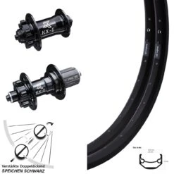 28-29 Zoll Laufradsatz Ryde Andra 40 KX-E Naben Verstärkt 100x135mm Shimano 11-fach