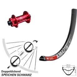 Dt-swiss 27,5 Zoll Vorderrad KX-G Steckachse DT Swiss XM 421