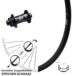 KX-E Nabe Centerlock 15x100 Mm Ryde Andra 40 Disc Vorderrad 26 Zoll Für Steckachse