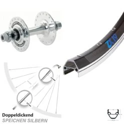 28 Zoll Exal ZX 19 Vorderrad Sturmey Archer HBT30