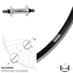 27,5 Zoll Vorderrad Shimano Tourney TX HB-TX500 Ryde Andra 35