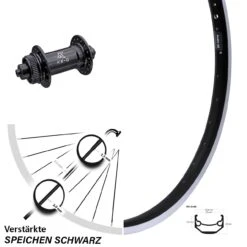 27,5 Zoll Vorderrad KX-G Für Schnellspanner Ryde Andra 40 Felgenbremse