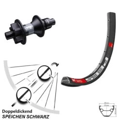 Dt-swiss 533d DT Swiss 370 Sram XD Steckachse 12x142 Mm Hinterrad 26 Zoll 6-Loch