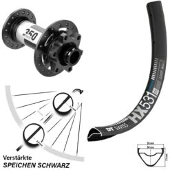 Dt-swiss DT Swiss HX 531-350 Boost Disc-Vorderrad 29 Zoll