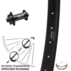 Ryde Rival 35-584 ETRTO Vorderrad 27,5 Zoll Boost Nabe KX-B 15x110 Mm 6-Loch