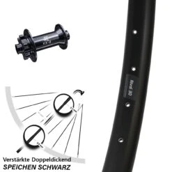 Ryde Rival 30-622 ETRTO Vorderrad Verstärkt KX-B 15x110 Mm 6-Loch