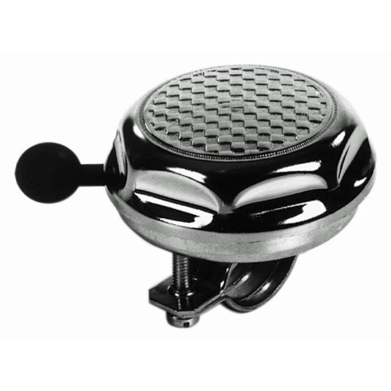 Reich Fahrradklingel Schachbrett Zink Silber 1 Reich Fahrradklingel Schachbrett Zink Silber