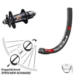 Dt-swiss Hinterrad 28-29 Zoll 533D DT Swiss 350 SL 5/135 Mm Sram XD