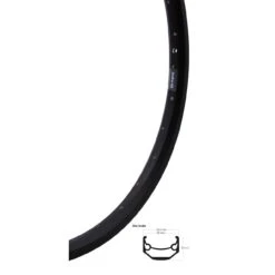 Felge 28 Zoll Ryde Andra 40 Disc Schwarz