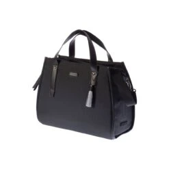 Basil Schultertasche Noir, Midnight Black