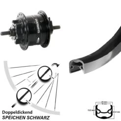 Ryde Andra 30 26 Zoll Vorderrad Mit Shimano Nabendynamo